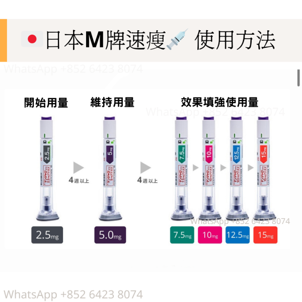 Mounjaro 替爾泊肽替西帕肽2.5mg 減肥針減肥筆肥滿症